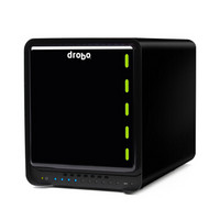 Drobo 5N2 双网口 BeyondRAID技术支持硬盘混插 5盘位NAS磁盘阵列