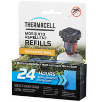 慑蚊伞（THERMACELL)美国户外驱蚊器用品24小时驱蚊片补充装