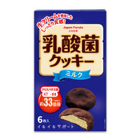 日本进口 富璐达牛奶味乳酸菌软心曲奇饼干60g