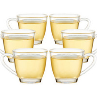 紫丁香 茶杯玻璃杯奶茶咖啡杯加厚耐热套装（六只装）WJJD510-6