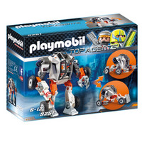 playmobil摩比世界间谍特工TEC机器人儿童玩具变形机器人模型