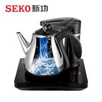 新功（SEKO）智能全自动上水恒温电热水壶烧水壶304不锈钢电茶壶 N64 1L