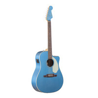 芬达 Fender Sonoran SCE 加州系列 单板缺角民谣电箱吉他 ST型 风格带电紧凑D形41寸 湖水蓝