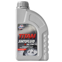 FUCHS 福斯 全合成变速箱油 泰坦 TITAN SINTOFLUID FE  75W GL-4 1L 德国原装进口