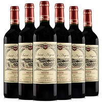 圣达隆100%梅洛酿造干红葡萄酒原瓶进口法国红酒750ml*6
