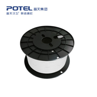普天汉飞 POTEL 室内单模蝶形引入光缆1芯GJXFH-1B6 低烟无卤 自承式皮线光纤光缆1000米