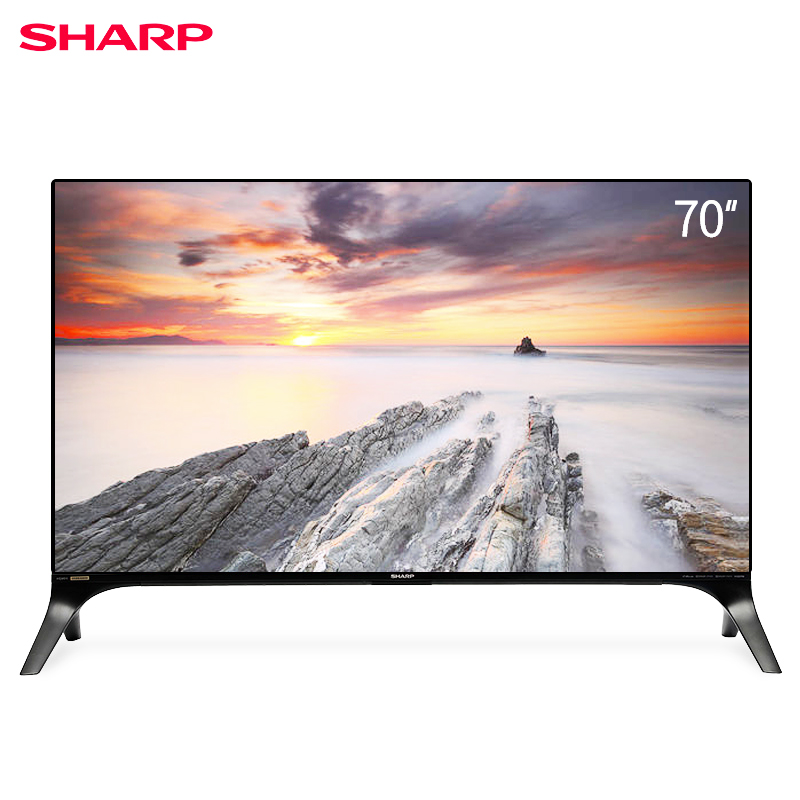 sharp/夏普70a9bw aquos70英寸8k超清ai智能远场语音液晶电视机65