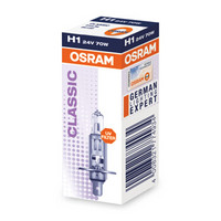 OSRAM 欧司朗 汽车灯泡  大灯灯泡近光灯远光灯 货车卡车客车卤素灯  H1 24V70W (单支装)