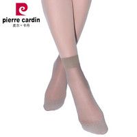 皮尔卡丹短袜6双装运动型透明棉底丝袜 浅咖啡均码