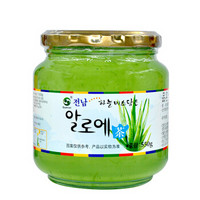 全南 韩国进口 全南蜂蜜芦荟茶550g 含果肉冷热冲泡茶饮品
