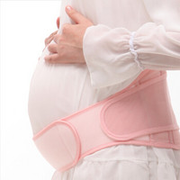 balic 贝莱康 孕妇专用托腹带 孕期护腰保胎带 监护保胎带 粉色 均码