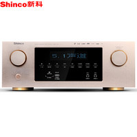 新科 （Shinco）X-300A 家庭影院 5.1功放机 同轴光纤蓝牙专业大功率HIFI音响功放 （尊贵金）