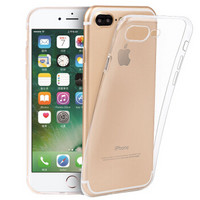 美逸 苹果iPhone7 Plus/8plus手机壳保护套 硅胶透明防摔软壳 5.5英寸 透明白