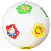 费雪Fisher-Price 玩具球 宝宝健身球儿童足球13cm(白色)F0911H3