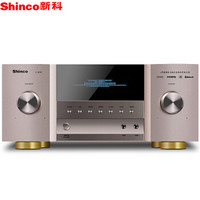 新科（Shinco）X-800 家庭影院5.1功放机 家用HIFI高清HDMI4K/3D音响功放（金色）