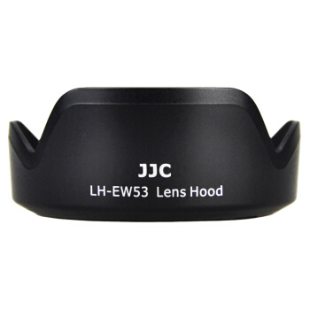 JJC 适用佳能EF-M 15-45遮光罩49mm镜头M200 M50 M6mark2 II二代微单 RF-S 18-45镜头EW-53