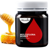 新西兰进口 蜜滋兰（mizland）多花种蜂蜜250g