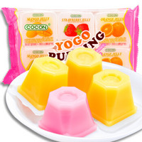马来西亚进口 可康cocon多口味优格椰果果冻布丁 儿童零食35g*6杯装