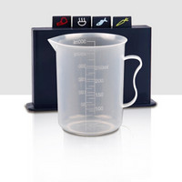 千团精工 量杯计量杯 塑料量杯烘焙专用 250毫升