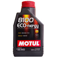 摩特（MOTUL）8100 ECO-NERGY全合成机油润滑油5W-30 A5/B5 SL级 1L