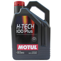 摩特 (MOTUL）H-TECH 100 PLUS 全合成机油润滑油0W-40 SN级 4L