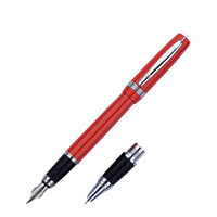 公爵（DUKE）P06 1853火焰红铱金笔/钢笔（0.5mm/0.38mm双笔头）两用笔/组合笔