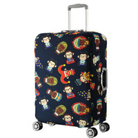 加加林 弹力行李箱套 拉杆箱旅行防尘罩袋保护套 嘻哈猴M码22-24寸箱