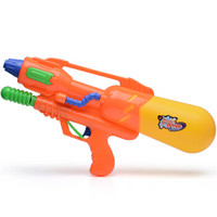 爸爸妈妈（babamama）儿童水枪玩具 夏天户外沙滩戏水 高压喷射40厘米中号抽拉式水枪 B2001 橙色