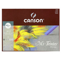 康颂（CANSON）蜜丹Mi-Teintes粉画本 法国原装进口色粉纸灰色系30张/本160g 240x320mm