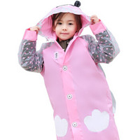 南极人（Nanjiren）NJR-008 儿童雨衣 学生雨披 粉色 XL码