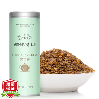 以美 茶叶花茶 养生茶 黑苦荞茶 荞麦茶花草茶250g