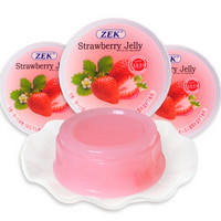马来西亚进口 ZEK 果冻布丁 草莓果肉 255g 3杯