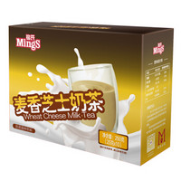 Mings铭氏 麦香芝士奶茶25g*10条 袋装三合一速溶早餐奶茶粉
