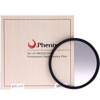凤凰（Phenix）MC UV PROTECTOR 58mm 双面12层以上复合镀膜防水