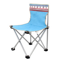 畅意游(Easy Tour)野营户外折叠椅子 自驾游装备 钓鱼凳子美术写生靠背椅便携钓椅 中号蓝色