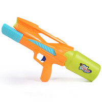 爸爸妈妈（babamama）儿童水枪玩具 夏天户外沙滩戏水 高压喷射39厘米中号抽拉式水枪 B2008 橙色