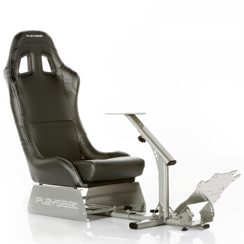 Playseat(霹雳极速)进化 旗舰版 赛车游戏座椅 兼容PS3、PS4、Xbox（兼容VR设备、罗技G29等方向盘）黑色