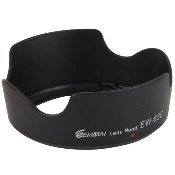 锐玛（EIRMAI）EW-63C 遮光罩 佳能EF-S18-55mm f/ 3.5-5.6 IS II二代套机 STM镜头