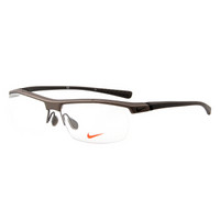 NIKE耐克眼镜框 男运动光学板材近视配眼镜框镜女银框黑腿NIKE7071/2 071 57mm