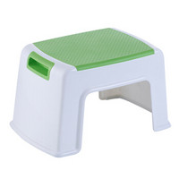 好尔（Hore）凳子 板凳 小凳子 塑料凳子带提手小号绿色 1个装