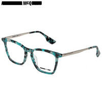 MCQ 麦昆 eyewear 中性款近视眼镜框 男女光学镜架 MQ0071OA-002 哈瓦那偏蓝色镜框 51mm