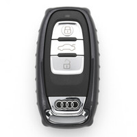 铁摩图（TIEMOTU）YST03 汽车钥匙壳 奥迪钥匙保护壳钥匙套 钥匙包 魔力黑 具体以车型匹配为准