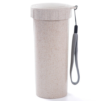 BANLVXING 伴侣行 旅行洗漱杯 便携式小麦秸秆漱口杯刷牙杯子 男女情侣牙刷盒牙具牙缸 创意简约牙膏收纳 BL1091北欧米