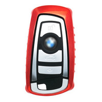 铁摩图（TIEMOTU）YST04 汽车钥匙保护壳/包/套 适用于宝马5系钥匙包新3系等 具体以车型匹配为准 活力红