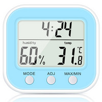 雨花泽（Yuhuaze）室内电子温湿度计 带日期记忆功能温度计湿度计测量仪