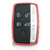铁摩图 汽车钥匙壳 路虎汽车保护壳钥匙套 钥匙包 活力红 具体以车型匹配为准