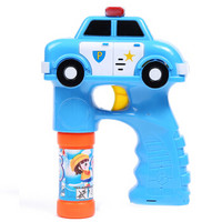 爸爸妈妈（babamama）电动泡泡枪 泡泡机 户外戏水泡泡玩具 全自动带声音吹泡泡枪 警车B2014