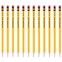缤乐美（Paper Mate）学生铅笔W3 黄色2B三角笔杆12支装 学生文具考试专用