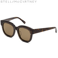 丝黛拉麦卡妮Stella McCartney eyewear 亚洲版女太阳镜 金属链条 SC0041SA-004 哈瓦那镜框棕色镜片 52mm