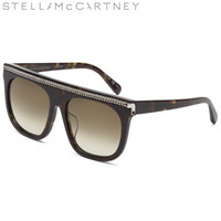 丝黛拉麦卡妮Stella McCartney eyewear 亚洲版太阳镜女 新潮墨镜 SC0043SA-002 哈瓦那镜框渐变棕镜片 56mm